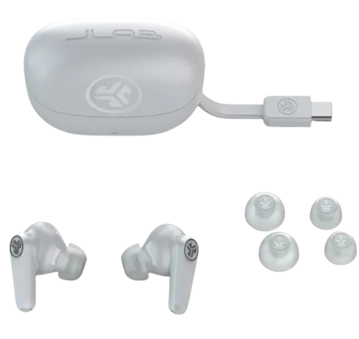 Навушники Jlab GO Pods ANC White	(IEUEBGOPODSRWHT124)
