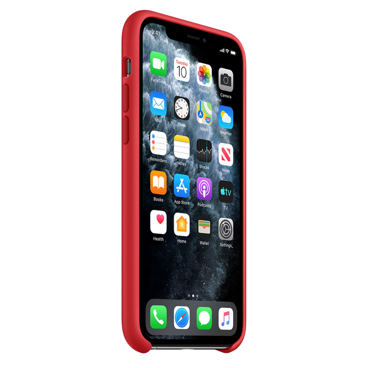 Чехол Smart Silicone Case для iPhone 11 Pro Max Original (FoxConn) (Red)
