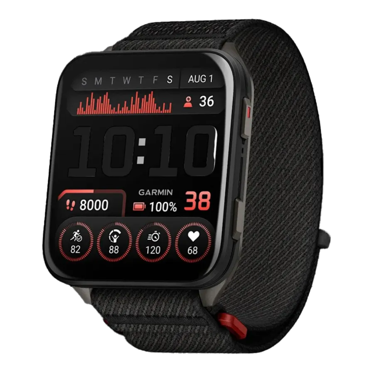 Garmin Venu X1 Black with Slate Titanium Caseback and Black ComfortFit Nylon Band (010-02980-00/02)