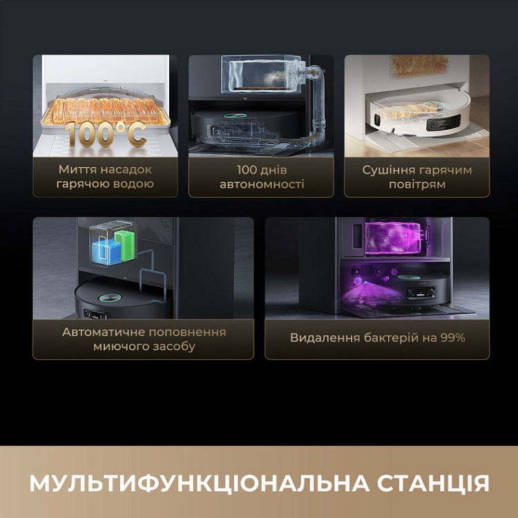 Робот-пылесос Dreame Aqua 10 Ultra Track White (RLR81CE-WH) (EU)
