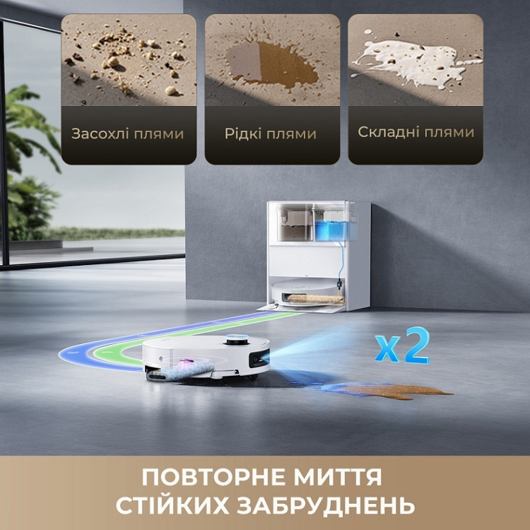 Робот-пылесос Dreame Aqua 10 Ultra Track White (RLR81CE-WH) (EU)