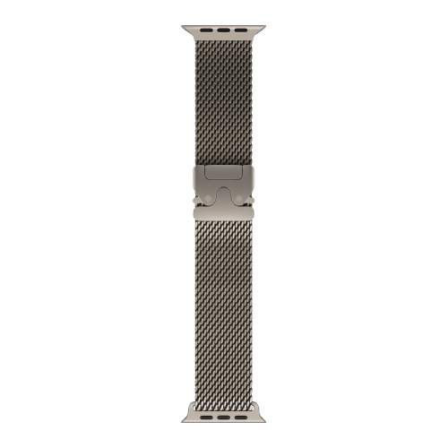 Apple Watch Ultra 2 49mm Natural Titanium Case with Natural Titanium Milanese Loop (Medium) 2024 (MX5R3)