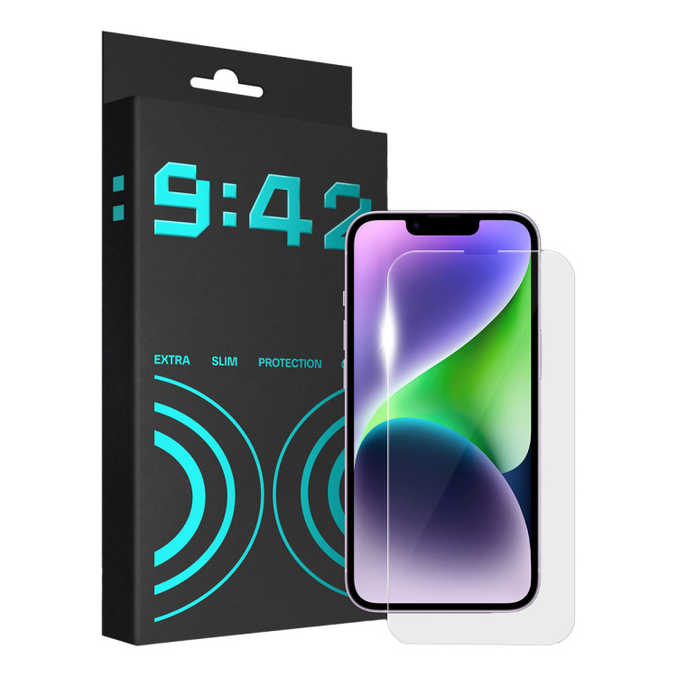 Захисне скло 9:42 Slim для iPhone 14/13 Pro/13/16e