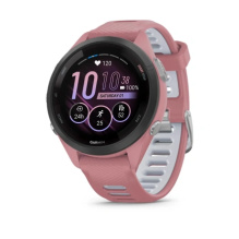 Garmin Forerunner 265S Black Bezel with Light Pink Case and Light Pink/Whitestone Silicone Band (010-02810-05/15)