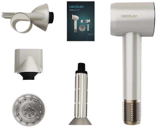 Фен Cecotec DryGlam Waves Champagne 4in1 (A01_EU01_103715)