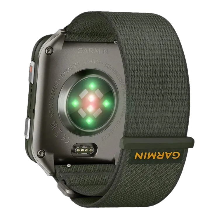 Garmin Venu X1 Moss with Titanium Caseback and Moss ComfortFit Nylon Band (010-02980-01/03)