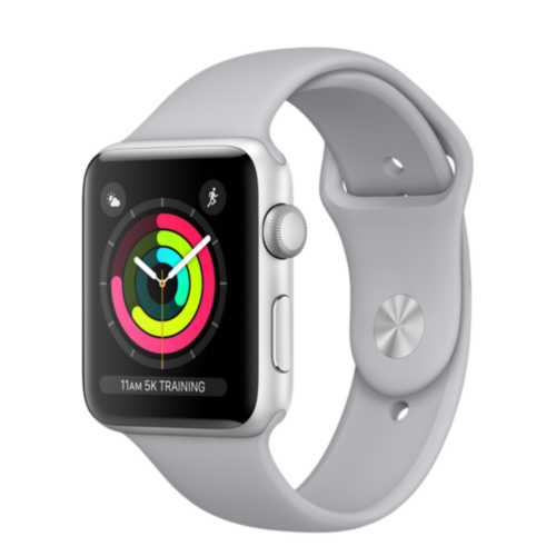 h970pbxgbwoB@2x.png Apple Watch 38mm Series 3 GPS Silver Aluminum Case with Fog Sport Band (MQKU2)
