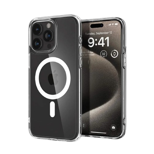 Чохол Spigen Ultra Hybrid Mag Safe для iPhone 15 Pro Max	(White) ACS06576
