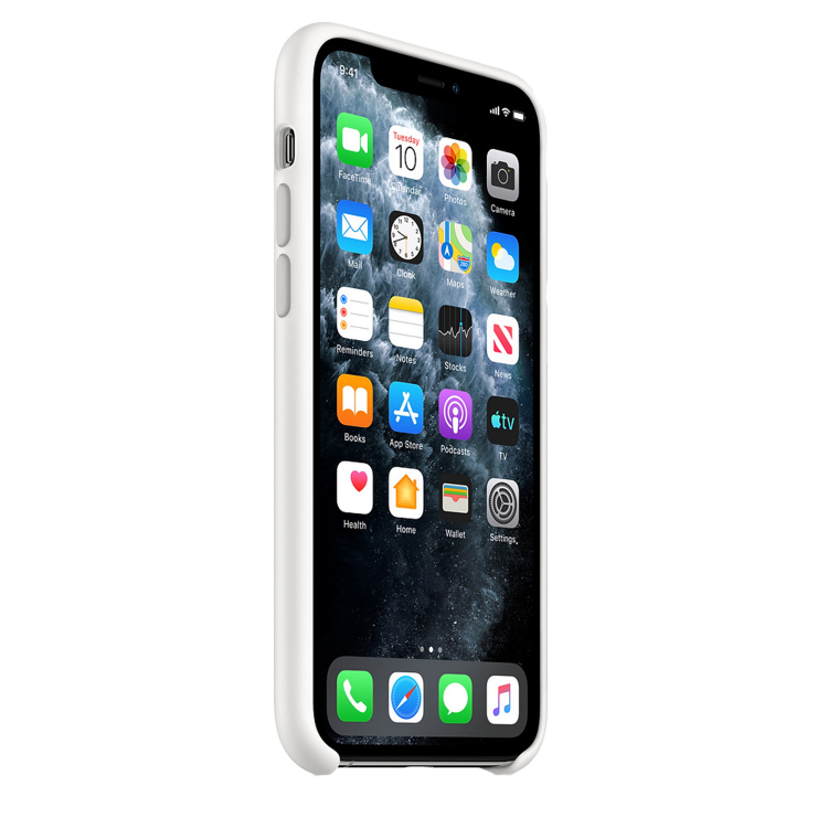 Чохол Smart Silicone Case для iPhone 11 Pro Max Original (FoxConn) (White)