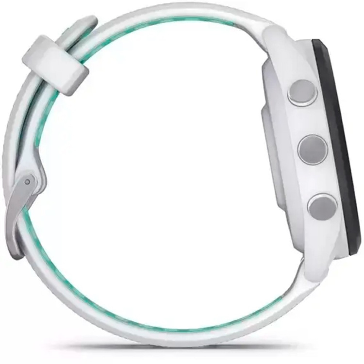 Garmin Forerunner 265S Black Bezel, Whitestone Case, Whitestone/Neo Tropic Silicone Band (010-02810-04/14)