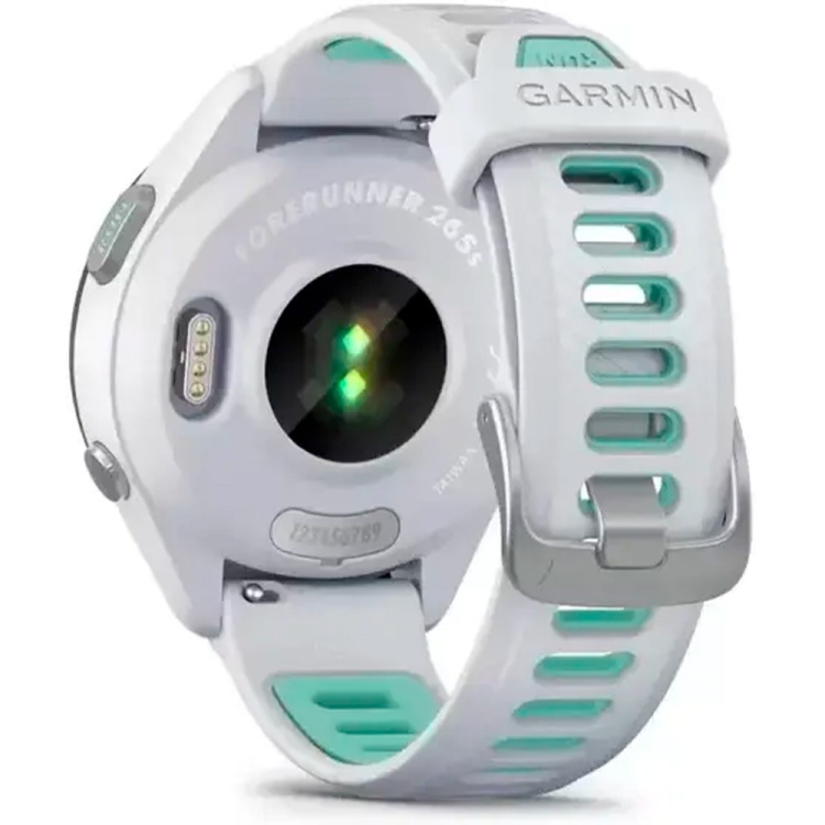 Garmin Forerunner 265S Black Bezel, Whitestone Case, Whitestone/Neo Tropic Silicone Band (010-02810-04/14)