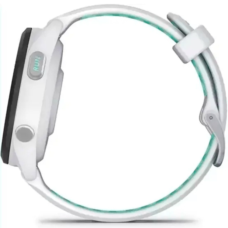 Garmin Forerunner 265S Black Bezel, Whitestone Case, Whitestone/Neo Tropic Silicone Band (010-02810-04/14)