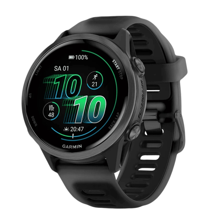 Garmin Forerunner 570 42mm Slate Gray Aluminum with Translucent Black/Black Band (010-02970-00)