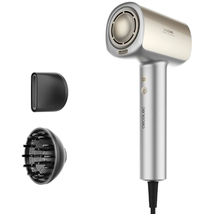 Фен Cecotec DryGlam Nano Plasma Aluminum (A01_EU01_101440)