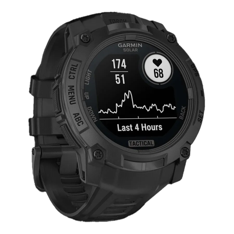 Garmin Instinct 3 50mm AMOLED Tactical Edition Black with Black Band (010-03020-50)