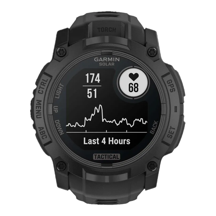 Garmin Instinct 3 50mm AMOLED Tactical Edition Black with Black Band (010-03020-50)
