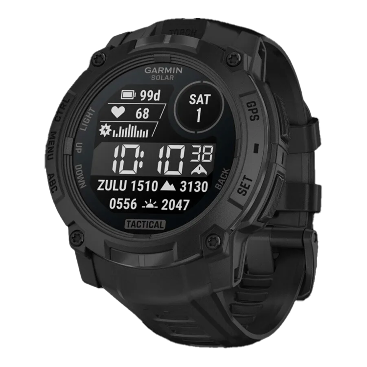 Garmin Instinct 3 50mm AMOLED Tactical Edition Black with Black Band (010-03020-50)