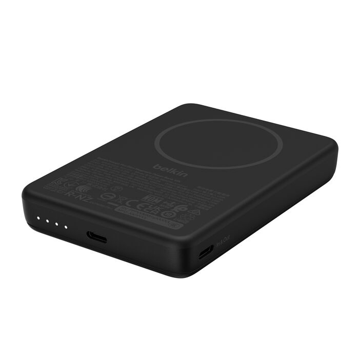 Зарядное устройство Power Bank Belkin 10000мАh, 20W/Qi2 7.5W, Magnetic Ring (Black) (BPD017HQBK)