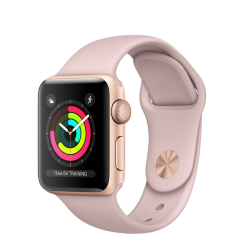 ZD-XPmDtKXEh@2x.png Apple Watch 38mm Series 3 GPS Gold Case with Pink Sand Sport Band (MQKW2)