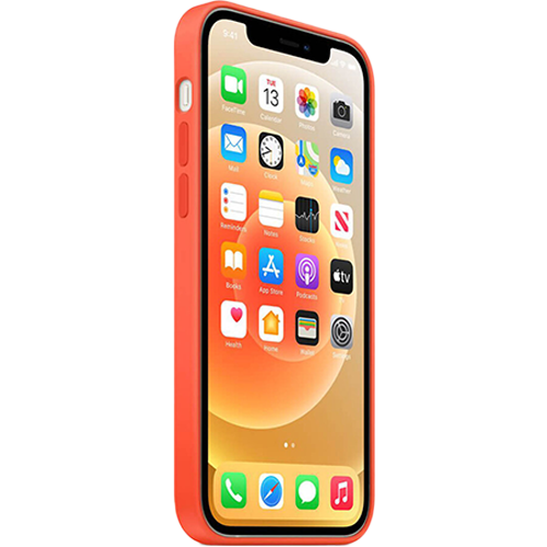 Чохол Silicone Case для iPhone 12 Mini (FoxConn) (Electric Orange)