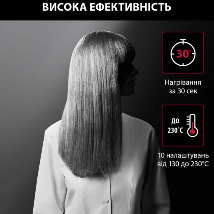 Выпрямитель Rowenta x Karl Lagerfeld Optiliss (Black) (SF323LF0)