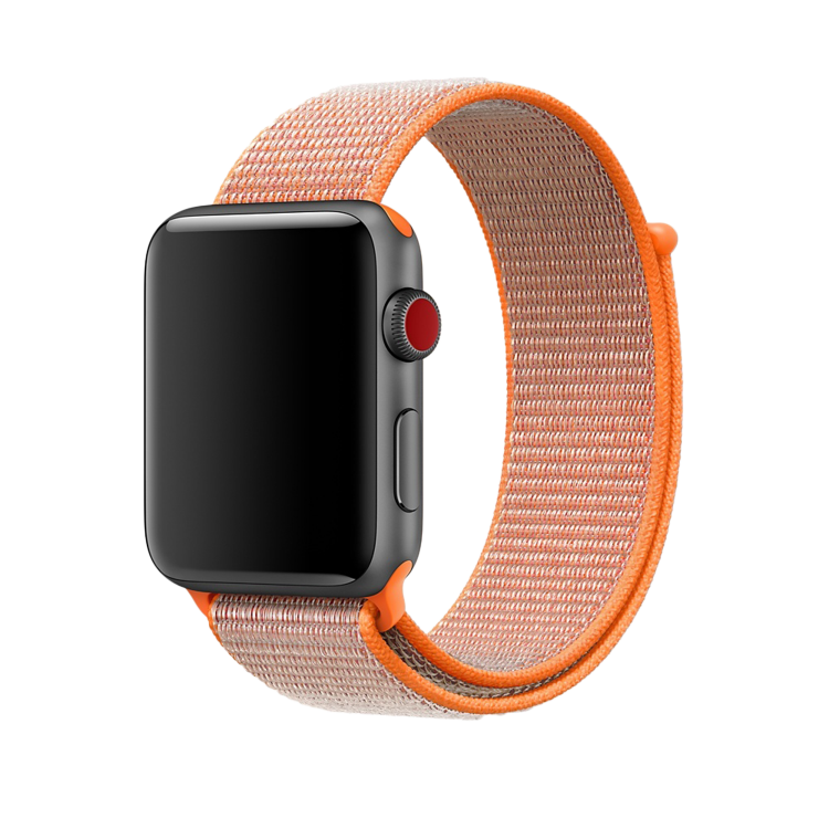 Ремінець для Apple Watch 38/41mm Sport Loop Series 1:1 Original (Spicy Orange)