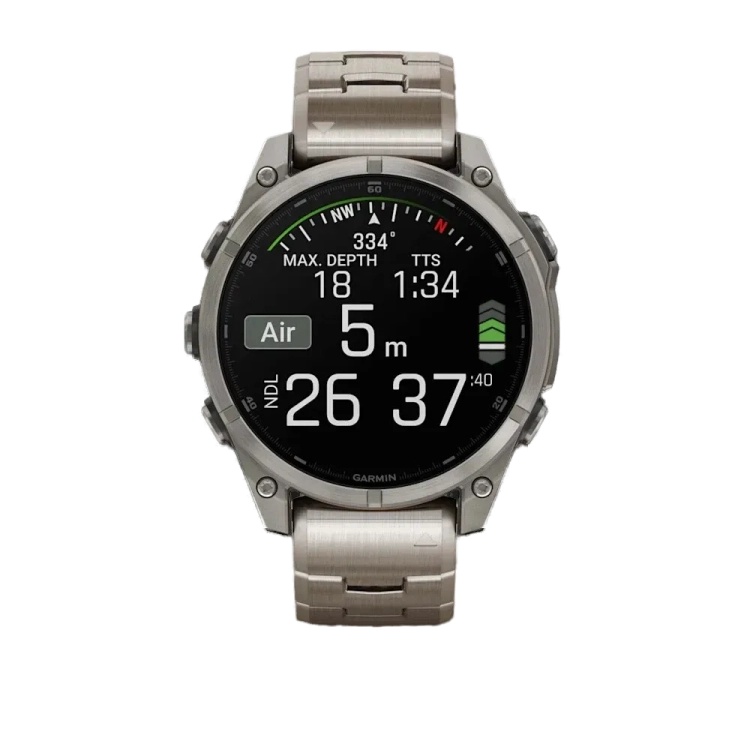 Garmin Fenix 8 47mm AMOLED Sapphire Titanium with Titanium Band (010-02904-40)