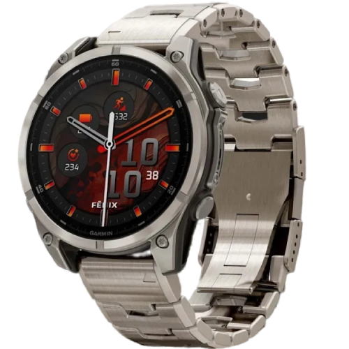 Garmin Fenix 8 47mm AMOLED Sapphire Titanium with Titanium Band (010-02904-40)
