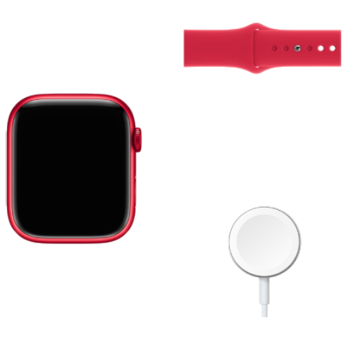 Apple Watch Series 8 41mm (PRODUCT)RED Aluminium Case with (PRODUCT)RED Sport Band (MNP73) бу (Як Новий)