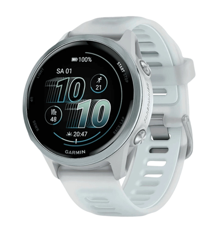 Garmin Forerunner 570 42mm Cloud Blue Aluminum with Translucent Whitestone/Cloud Blue Band (010-02970-01)