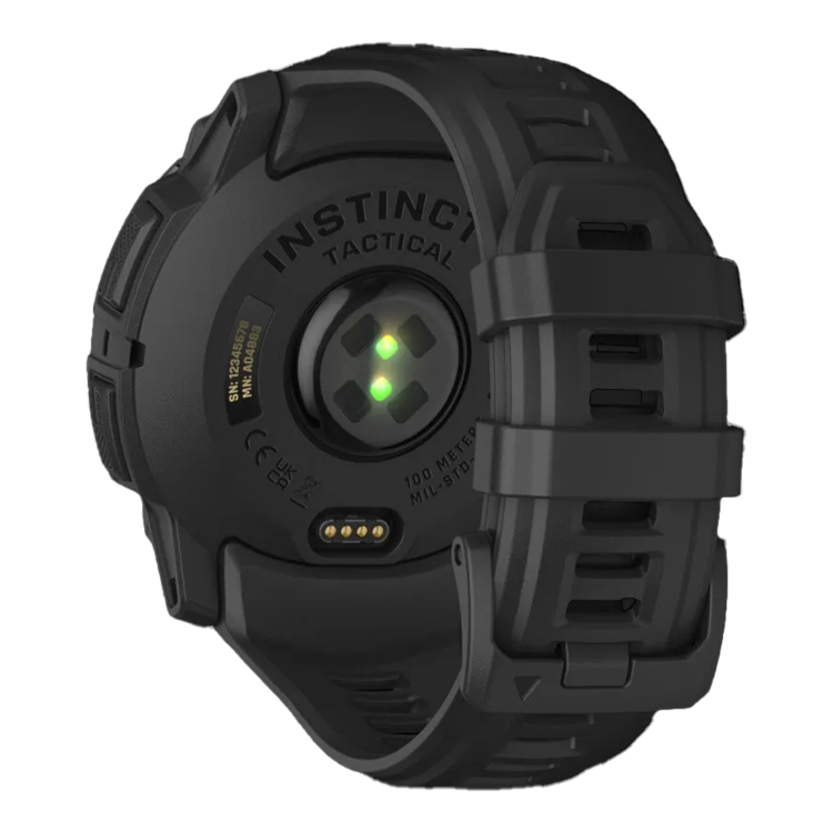 Garmin Instinct 3 50mm Solar Tactical Edition Black with Black Band (010-02935-50)