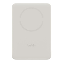 Зарядное устройство Power Bank Belkin 10000мАh, 20W/Qi2 7.5W, Magnetic Ring (Sand) (BPD017HQSA)