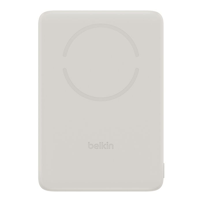 Зарядное устройство Power Bank Belkin 10000мАh, 20W/Qi2 7.5W, Magnetic Ring (Sand) (BPD017HQSA)