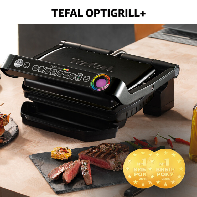 Гриль Tefal OptiGrill+ GC714834 (EU) Гриль Tefal OptiGrill+ GC714834 (EU)