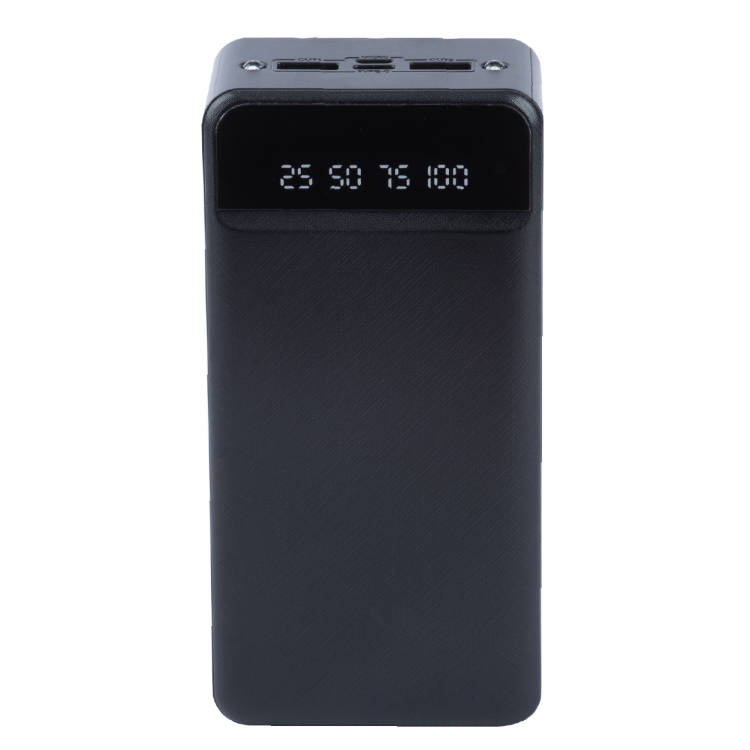 PowerBank XO PR164 Flashlight 2USB+USB-C 30000mAh (Black)