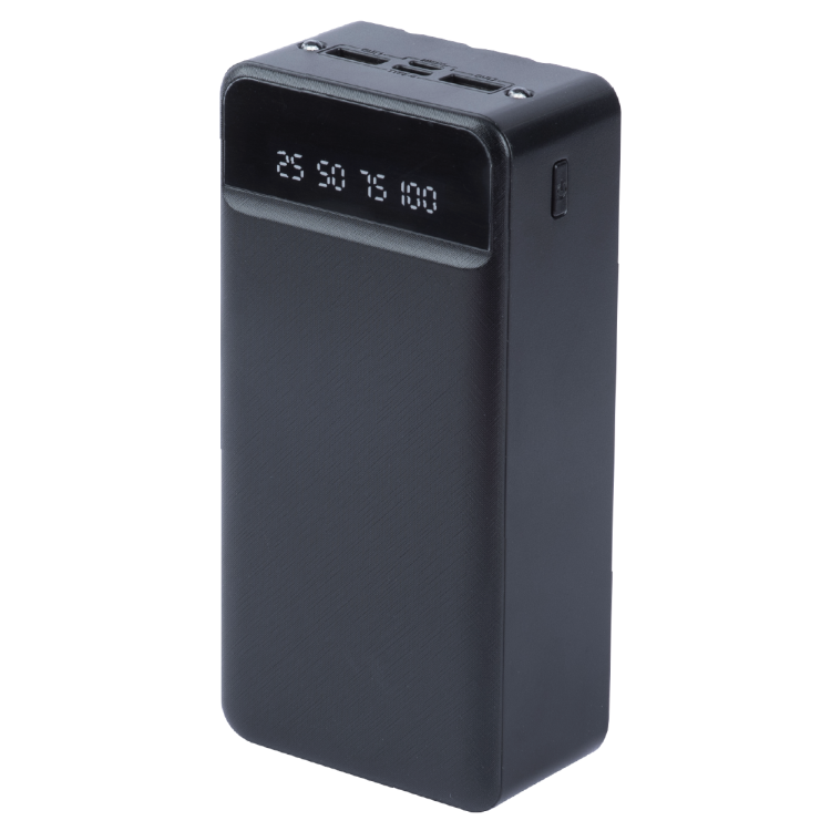 PowerBank XO PR164 Flashlight 2USB+USB-C 30000mAh (Black)