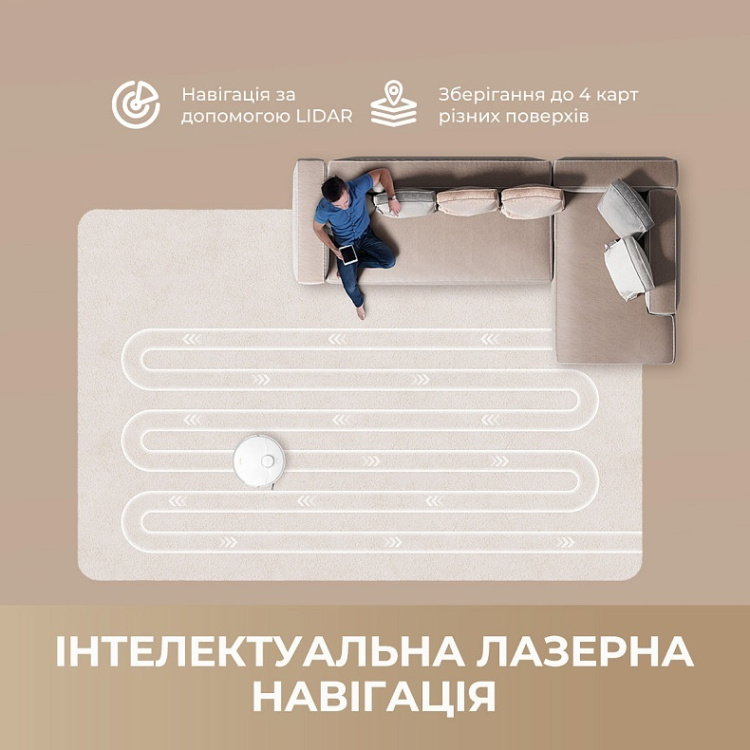Робот-пылесос Dreame Bot D20 Plus (RLD35GD) (EU)