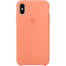 Чехол Smart Silicone Case для iPhone X Original (FoxConn) (Peach)