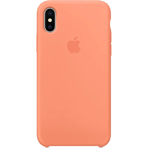 Чехол Smart Silicone Case для iPhone X Original (FoxConn) (Peach)