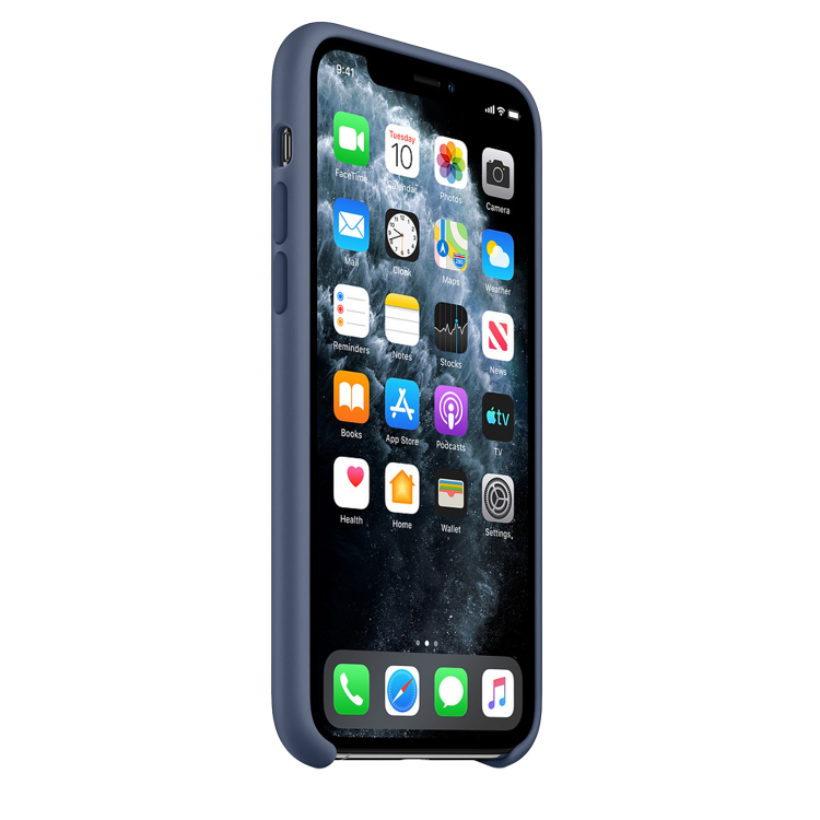 Чехол Smart Silicone Case для iPhone 11 Pro Max Original (FoxConn) (Alaskan Blue)
