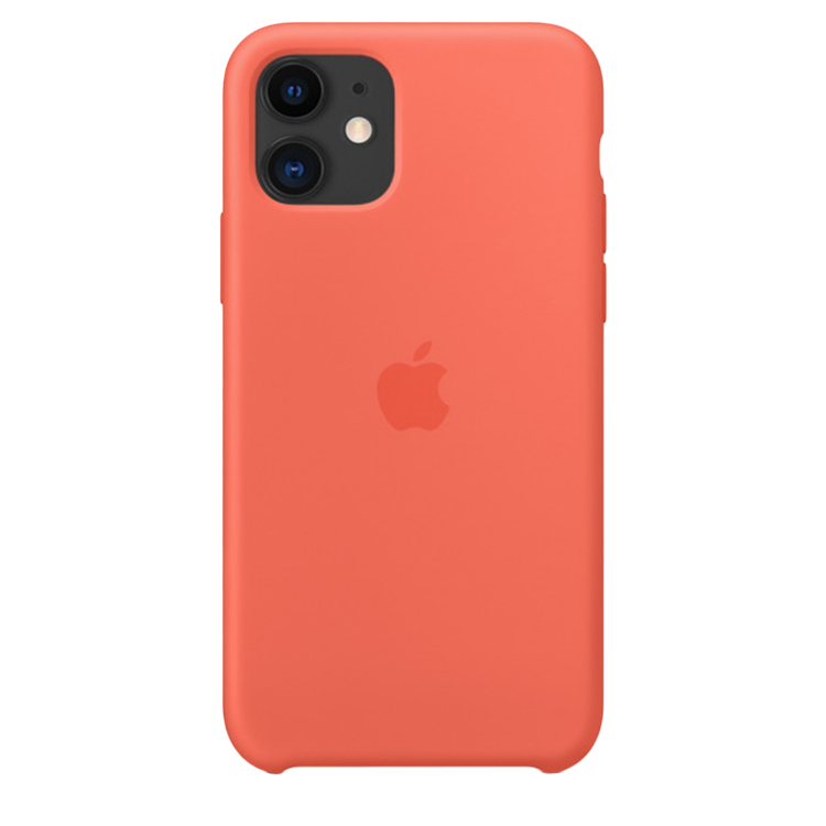 Чохол Smart Silicone Case для iPhone 11 Original (FoxConn) (Clementine Orange)
