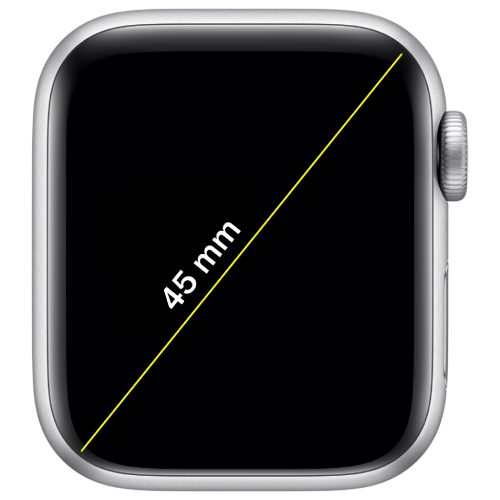 Apple Watch Series 8 45mm Silver Aluminum Case with White Sport Band (MP6N3) бу (Як Новий)