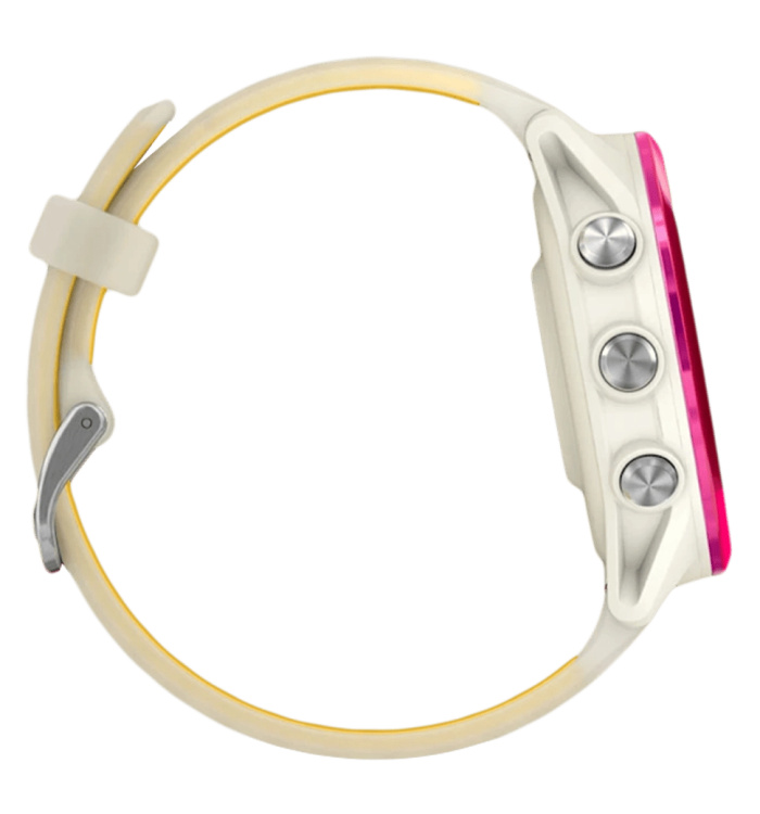 Garmin Forerunner 570 42mm Raspberry Aluminum with Translucent Bone/Mango Band (010-02970-02)