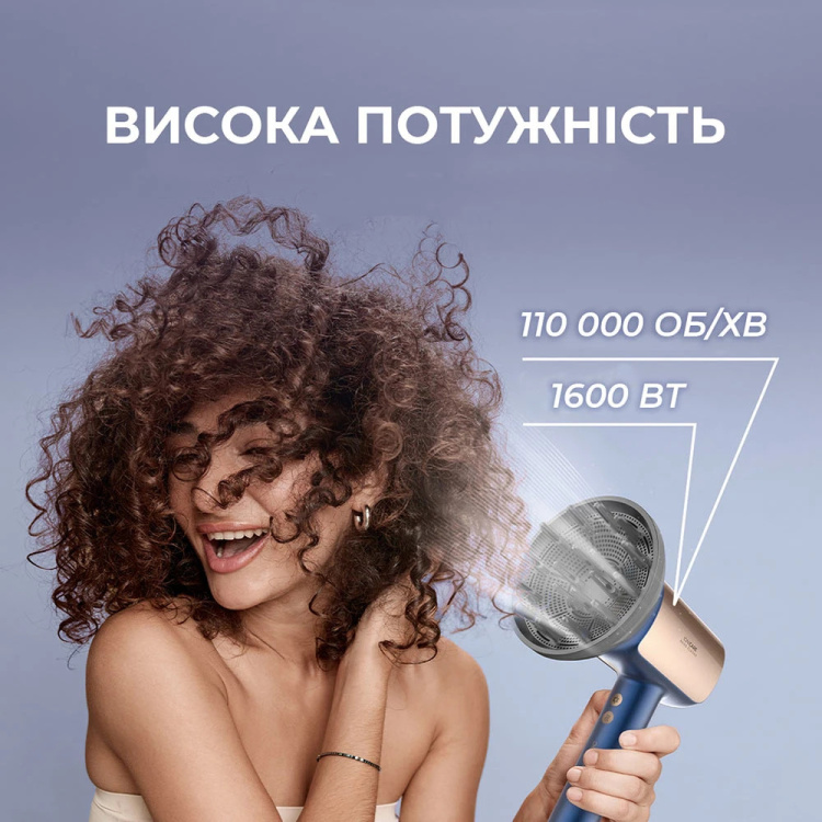 Фен Cecotec DryGlam Nano Plasma Champagne (A01_EU01_101438)