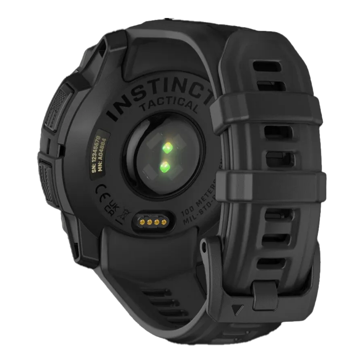 Garmin Instinct 3 45mm Solar Tactical Edition Black with Black Band (010-02934-50)