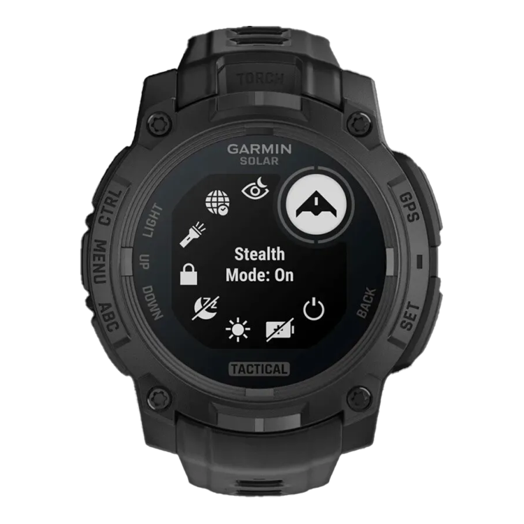 Garmin Instinct 3 45mm Solar Tactical Edition Black with Black Band (010-02934-50)