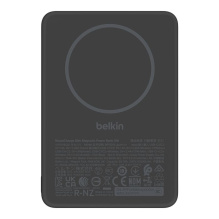 Зарядное устройство Power Bank Belkin 10000мАh, 20W/Qi2 7.5W, Slim Magnetic (Black) (BPD015HQBK)