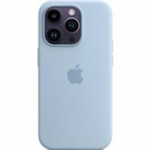 Silicone Case with MagSafe для iPhone 14 Pro (FoxConn) (Sky)