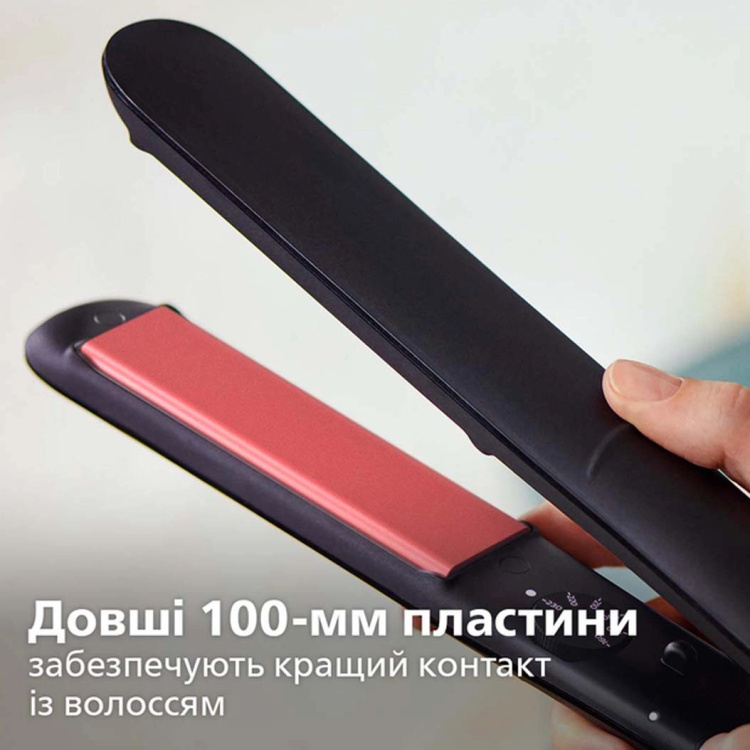 Выпрямитель для волос Philips Series 3000 (Black/Pink) (BHS376/00)