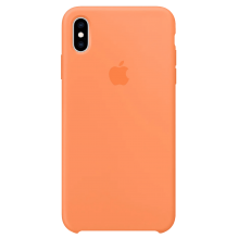 Чехол Smart Silicone Case для iPhone Xs Original (FoxConn) (Papaya)